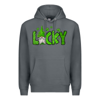 Rock lucky gnome st patricks day Premium Hoodie - Jasminsmagicworld