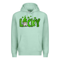 Seafoam lucky gnome st patricks day Premium Hoodie - Jasminsmagicworld