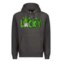 Smoke lucky gnome st patricks day Premium Hoodie - Jasminsmagicworld
