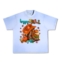 Grape Ice happy fall y'all  cowgirl Urban Heavy Tee - AdoDesignShop