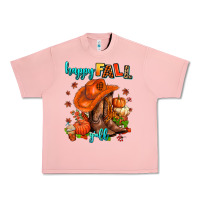 Salmon happy fall y'all  cowgirl Urban Heavy Tee - AdoDesignShop