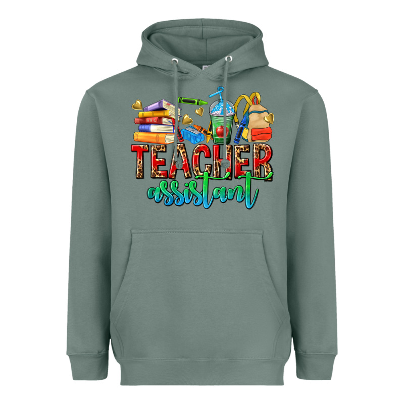 Teacher Assistant Heavyweight Hoodie by NancyCooperArtShop | Teevron