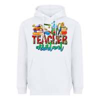 White teacher assistant Heavyweight Hoodie - NancyCooperArtShop