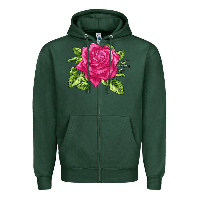 Perfume Delight Rose Zipper Hoodie by LillyAllenDesigns | Teevron