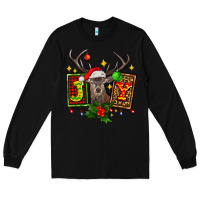 Black joy with reindeer ado Long Sleeve Tee - AdoDesignShop