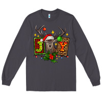 Smoke joy with reindeer ado Long Sleeve Tee - AdoDesignShop