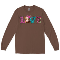 Chestnut love with guernsey cow Long Sleeve Tee - AdoDesignShop