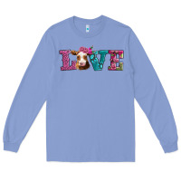 Colony Blue love with guernsey cow Long Sleeve Tee - AdoDesignShop