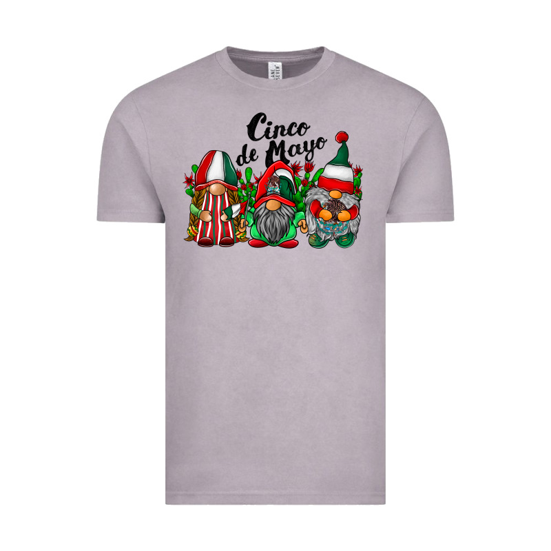Cinco De Mayo Mexican Flag Gnomes Vintage Tee by RacoonDesign | Teevron