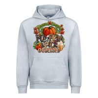 Heather Grey Stressed blessed pumpkin spice obsessed Fall Urban Hoodie - NancyCooperArtShop