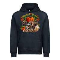 Navy Stressed blessed pumpkin spice obsessed Fall Urban Hoodie - NancyCooperArtShop