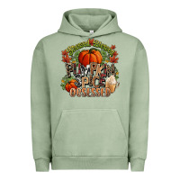 Pigment Oil Green Stressed blessed pumpkin spice obsessed Fall Urban Hoodie - NancyCooperArtShop