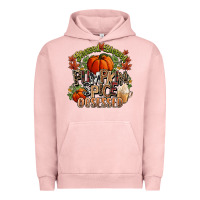 Pigment Salmon Stressed blessed pumpkin spice obsessed Fall Urban Hoodie - NancyCooperArtShop