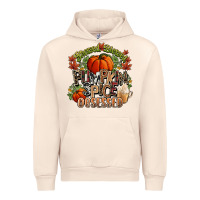 Sandshell Stressed blessed pumpkin spice obsessed Fall Urban Hoodie - NancyCooperArtShop