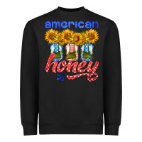 Black american honey sunflower mason jar Heavyweight Sweatshirt - HRA Design Shop