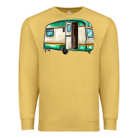 Antique Gold caravan Premium Sweatshirt - MaliasSmallBusiness