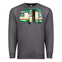 Charcoal Heather caravan Premium Sweatshirt - MaliasSmallBusiness