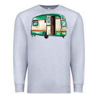 Heather Grey caravan Premium Sweatshirt - MaliasSmallBusiness
