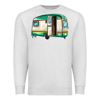 Oatmeal Heather caravan Premium Sweatshirt - MaliasSmallBusiness