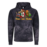 Cloud Black peace love mexico Vintage Hoodie - CTS Tumbler Store