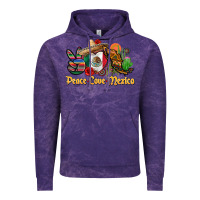 Cloud Purple peace love mexico Vintage Hoodie - CTS Tumbler Store