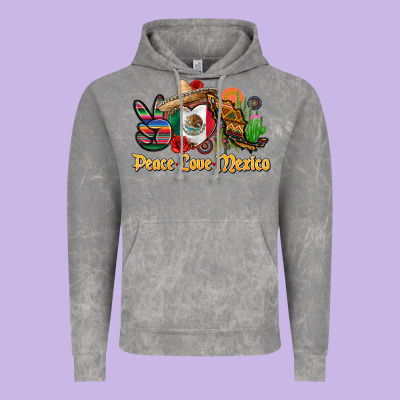 Peace Love Mexico Vintage Hoodie Designed By Cts Tumbler Store