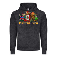 Vintage Black peace love mexico Vintage Hoodie - CTS Tumbler Store