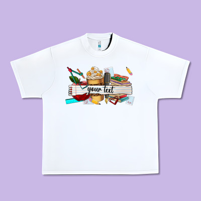 Costomized Teachers Name Urban Heavy Tee Designed By Adodesignshop