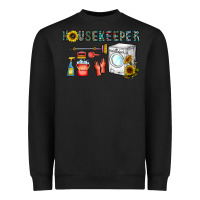 Black housekeeper Heavyweight Sweatshirt - CowhideDigitalArt