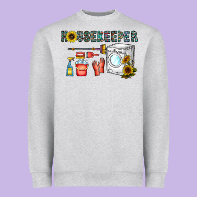 Housekeeper Heavyweight Sweatshirt Designed By Cowhidedigitalart