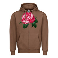 Chestnut neil diamond rose Zipper Hoodie - LillyAllenDesigns