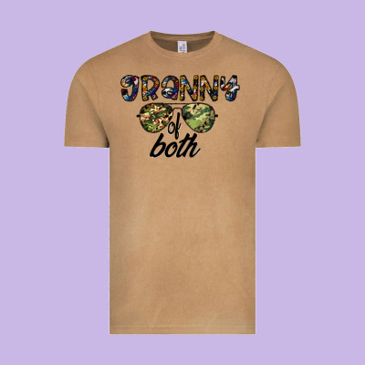 Granny Of Both Vintage Tee Designed By Cowhidedigitalart