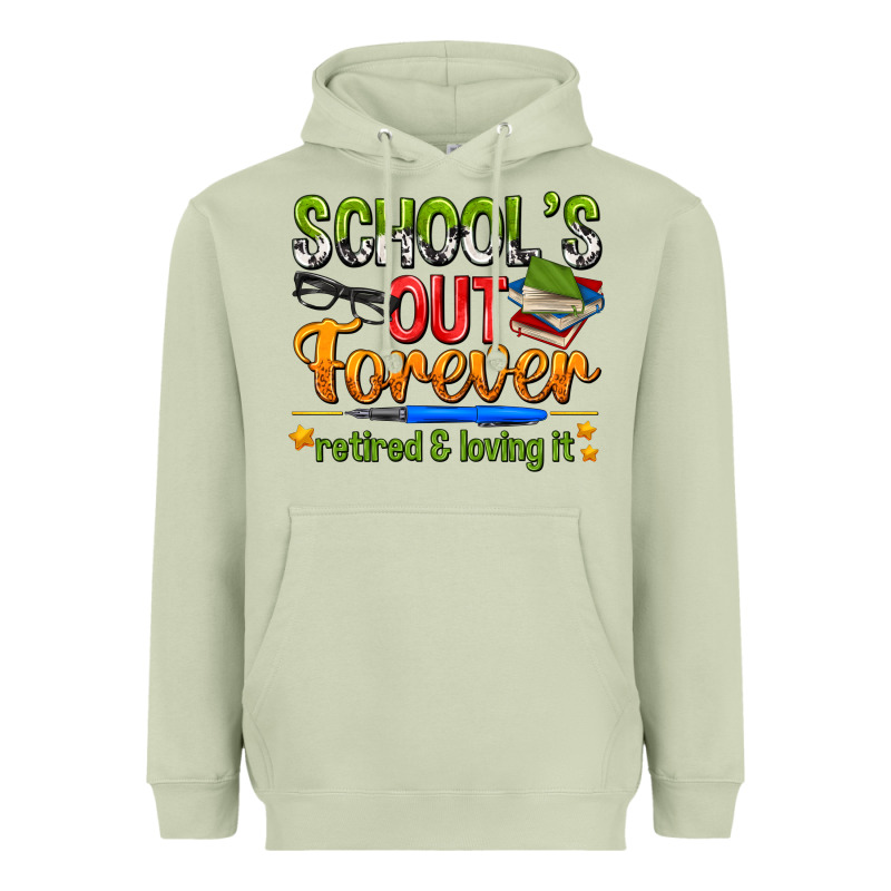 Schools Out Forever Heavyweight Hoodie by NancyCooperArtShop | Teevron