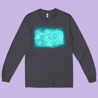 Gemstone Background Long Sleeve Tee Designed By Jahusdesignshop