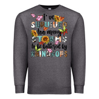 Charcoal Heather ive survived too many storms to bebothered by rain Premium Sweatshirt - MaliasSmallBusiness