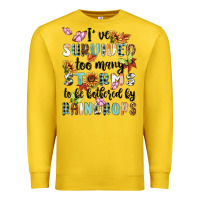 Ive Survived Too Many Storms To Bebothered By Rain Premium Sweatshirt | Teevron