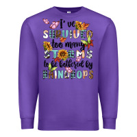 Purple ive survived too many storms to bebothered by rain Premium Sweatshirt - MaliasSmallBusiness