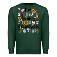 Sports Green ive survived too many storms to bebothered by rain Premium Sweatshirt - MaliasSmallBusiness