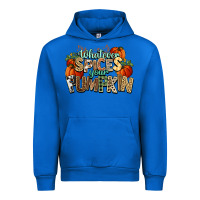 Cobalt Whatever spices your pumpkin Fall Urban Hoodie - NancyCooperArtShop