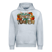Heather Grey Whatever spices your pumpkin Fall Urban Hoodie - NancyCooperArtShop