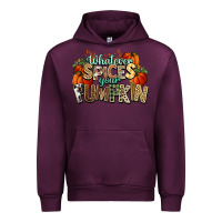 Mauve Wine Whatever spices your pumpkin Fall Urban Hoodie - NancyCooperArtShop