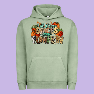 Whatever Spices Your Pumpkin Fall Urban Hoodie Designed By Nancycooperartshop