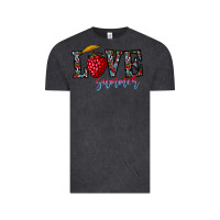 Vintage Black love summer Vintage Tee - CowhideDigitalArt