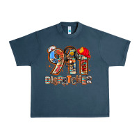 Midnight Navy 911 dispatcher Urban Heavy Tee - AdoDesignShop