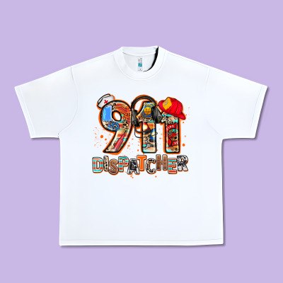 911 Dispatcher Urban Heavy Tee Designed By Adodesignshop