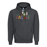 Smoke cross rabbit easter gnomes Zipper Hoodie - Jasminsmagicworld