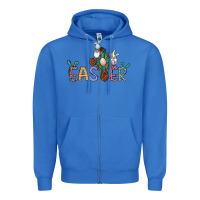 True Royal cross rabbit easter gnomes Zipper Hoodie - Jasminsmagicworld