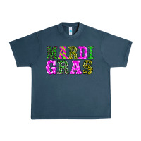 Midnight Navy mardi gras Urban Heavy Tee - BarkalooDesign