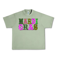 Oil Green mardi gras Urban Heavy Tee - BarkalooDesign