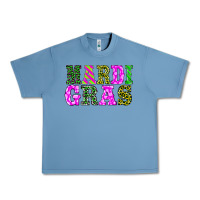 Pebble Blue mardi gras Urban Heavy Tee - BarkalooDesign